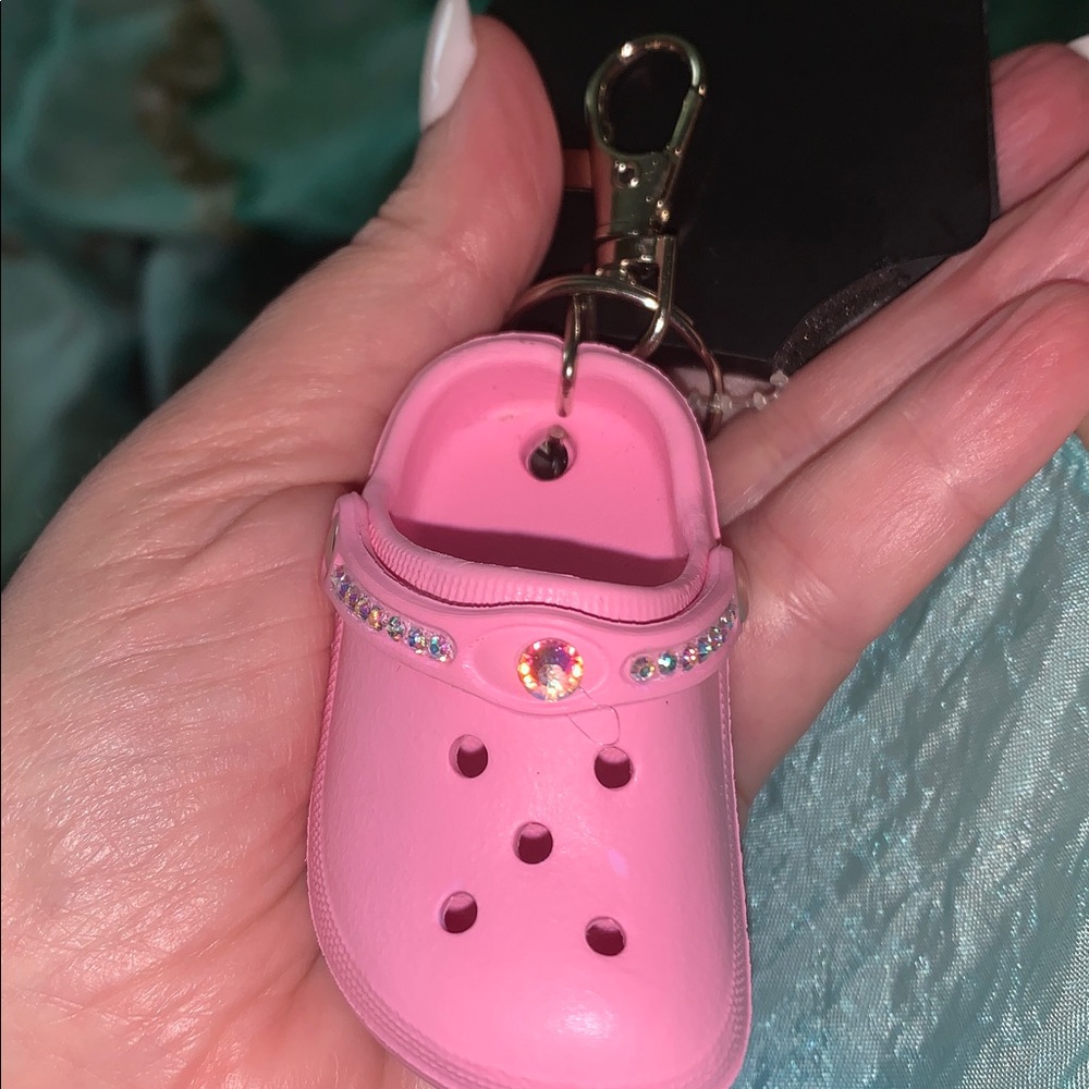 Crystal croc bag/purse charm keychain - Picture 6 of 6
